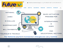 Tablet Screenshot of futurewebtechnologies.in